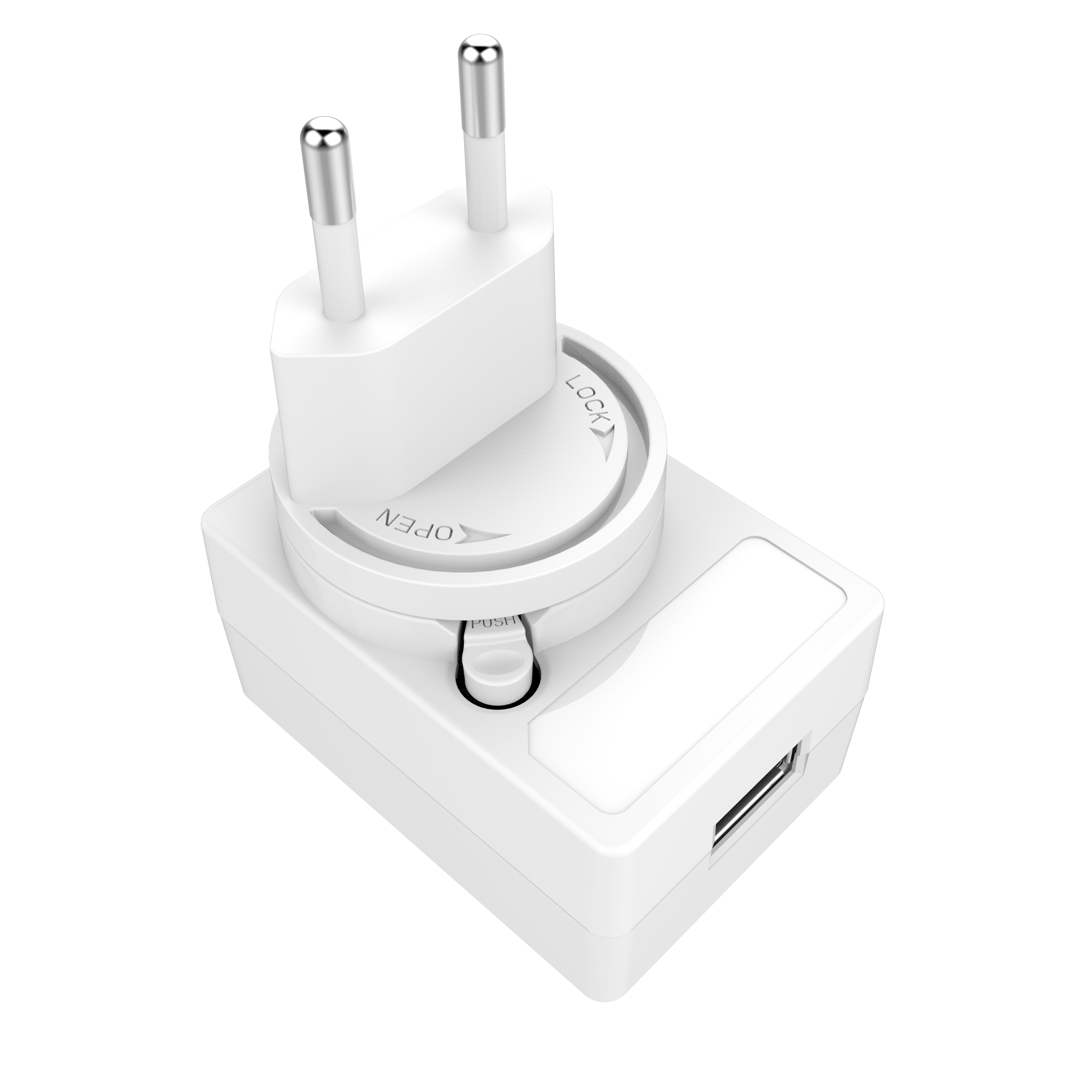 Wall mount 5V 2A 5V 3A 5V1A switching USB Power Adapter with interchangeable AU EU UK US plugs