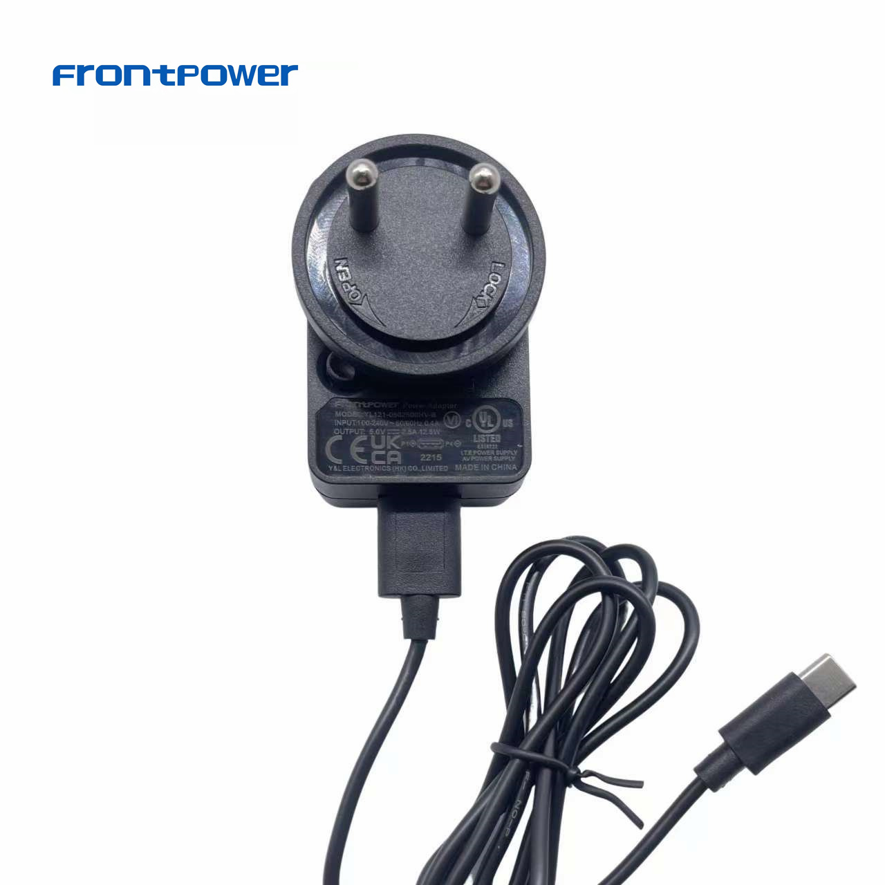5v 2.5a detachable type bis power adapter with BIS certification for Indian market