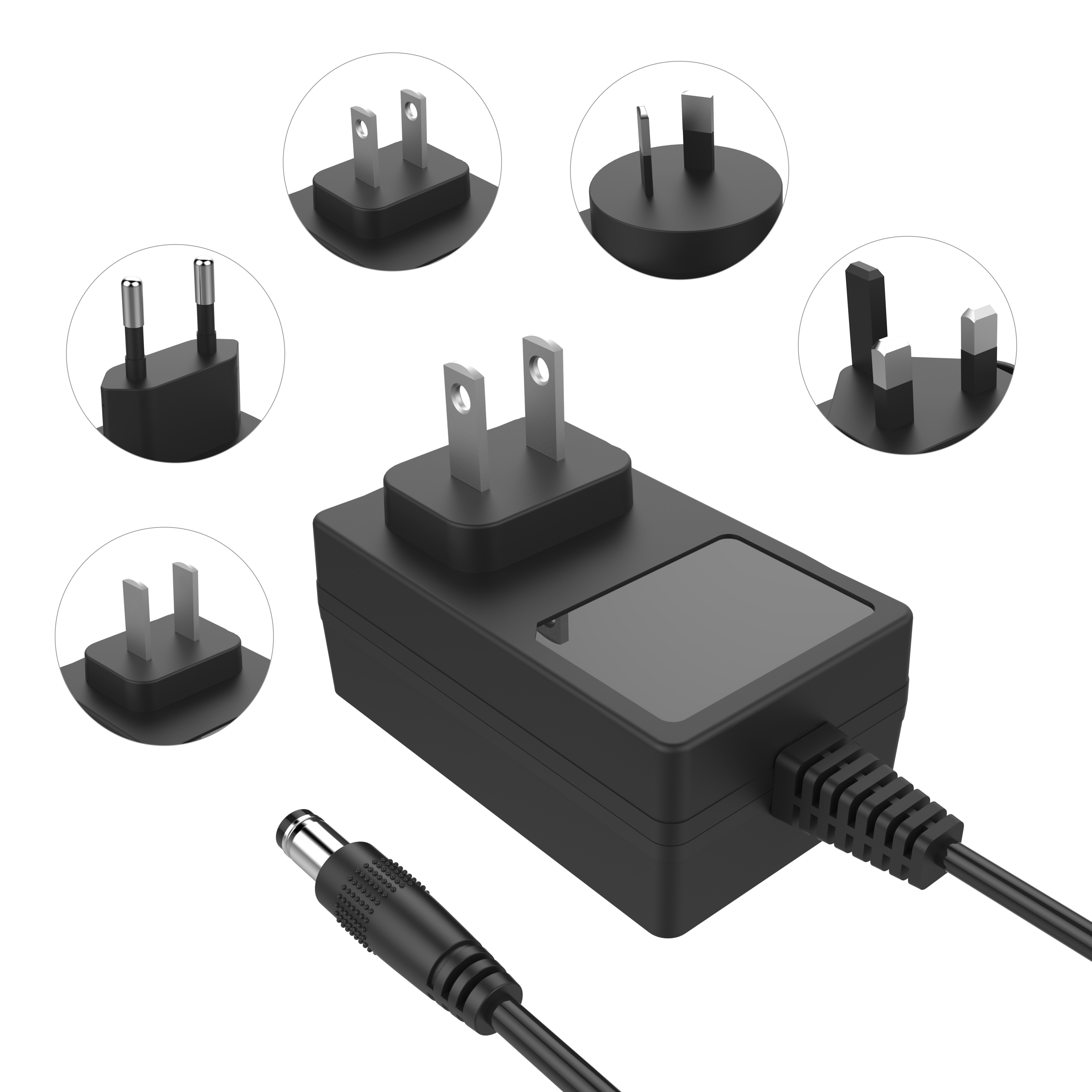 24W 12V2A wall type power adaptor with UL62368/CB/CE/GS/EMC/LVD/SAA/KC/FCC/PSE/CCC safety for set-top box