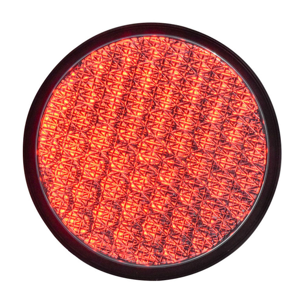Módulo de semáforo LED rojo con lente de telaraña de 200 mm