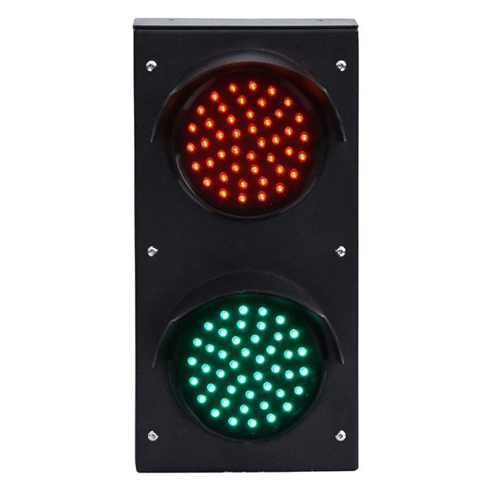 Semáforo LED rojo y verde de 100 mm