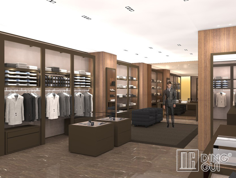 GR167 Stylish modern shop counter design for garment store_