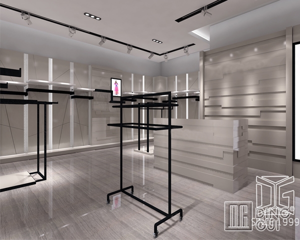 GR165 High end modern shop counter design for garment store