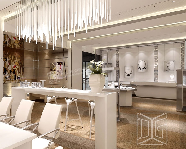 DG Showcase Creative Design Jewelry Display Shocases Company From China