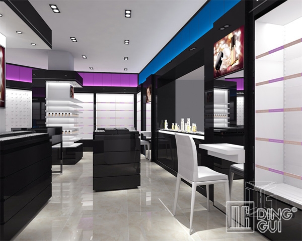 CM93 Brilliant professional brand cosmetic retail store display showcase