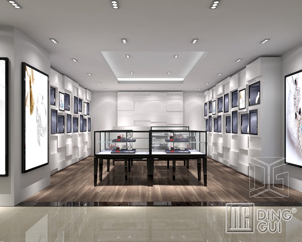 DG Showcase Hot sale retail jewelry store display showcase cabinet company