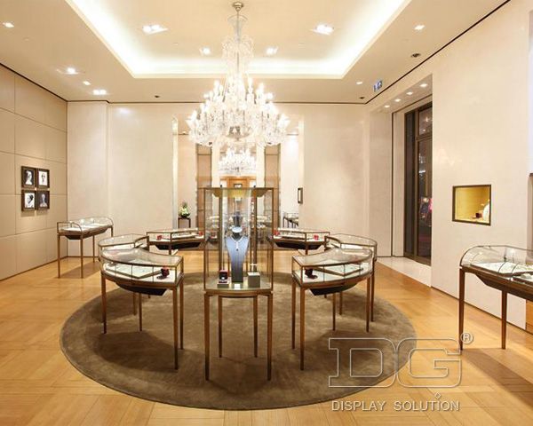 DG Showcase Jewelry Store Display Cabinet Glass Showcase Luxury Design