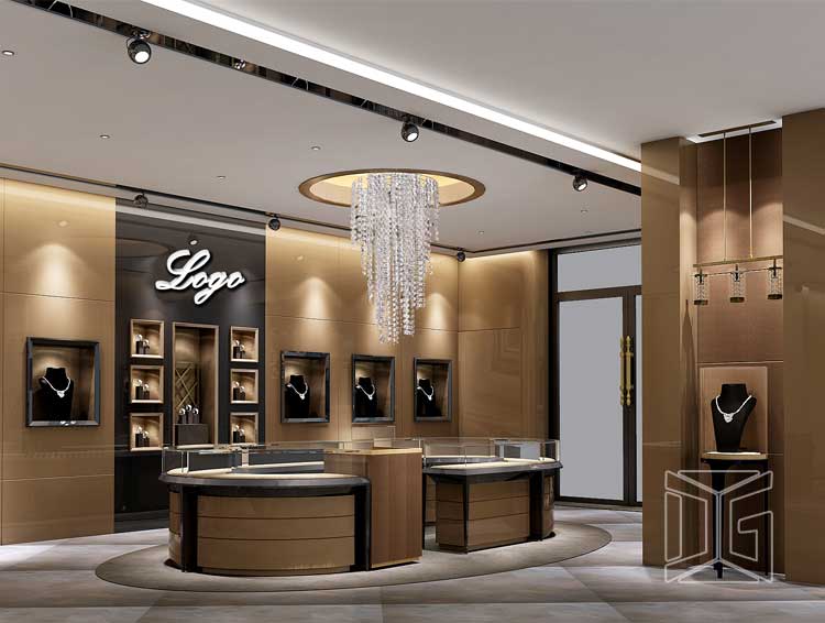 DG Showcase High Quality Jewelry Store Display Cases For Sale