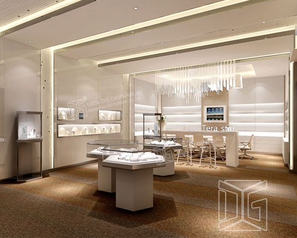 DG Showcase Creative Design Jewelry Display Shocases Company From China