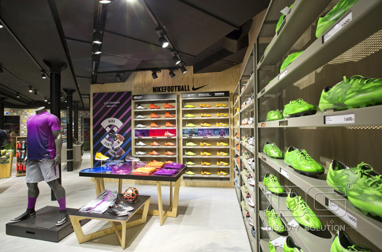 Last Wooden Shoe Store Display Rack For Nike