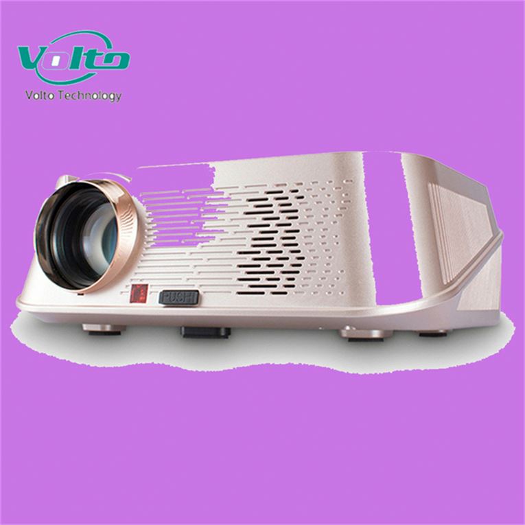 Volto-Projektor – Weißer USB-Mini-Smart-Digital-LED-Projektor für