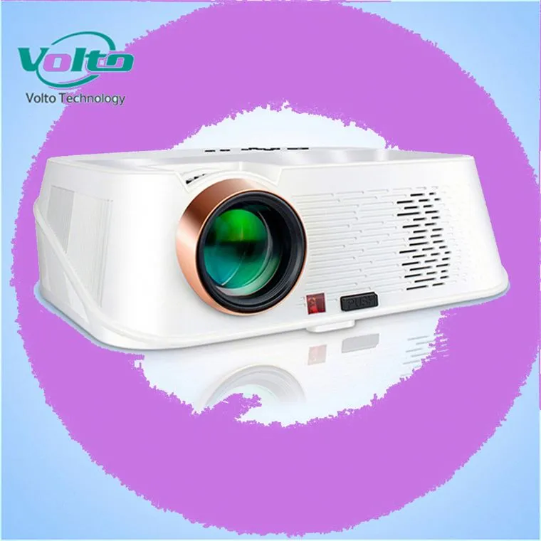 Volto-Projektor – Weißer USB-Mini-Smart-Digital-LED-Projektor für