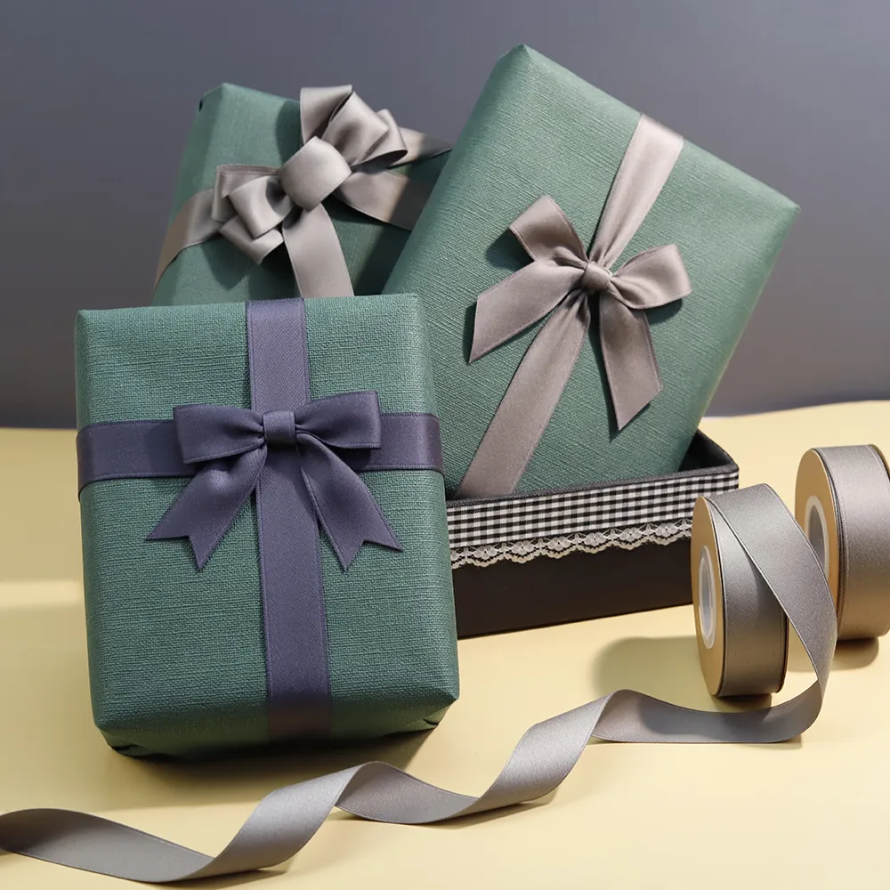 1 rouleau À Liseré Contrastant Ruban D'emballage Cadeau , Moderne En  Polyester Ruban Cadeau Pour Fête Fournir, Mode en ligne
