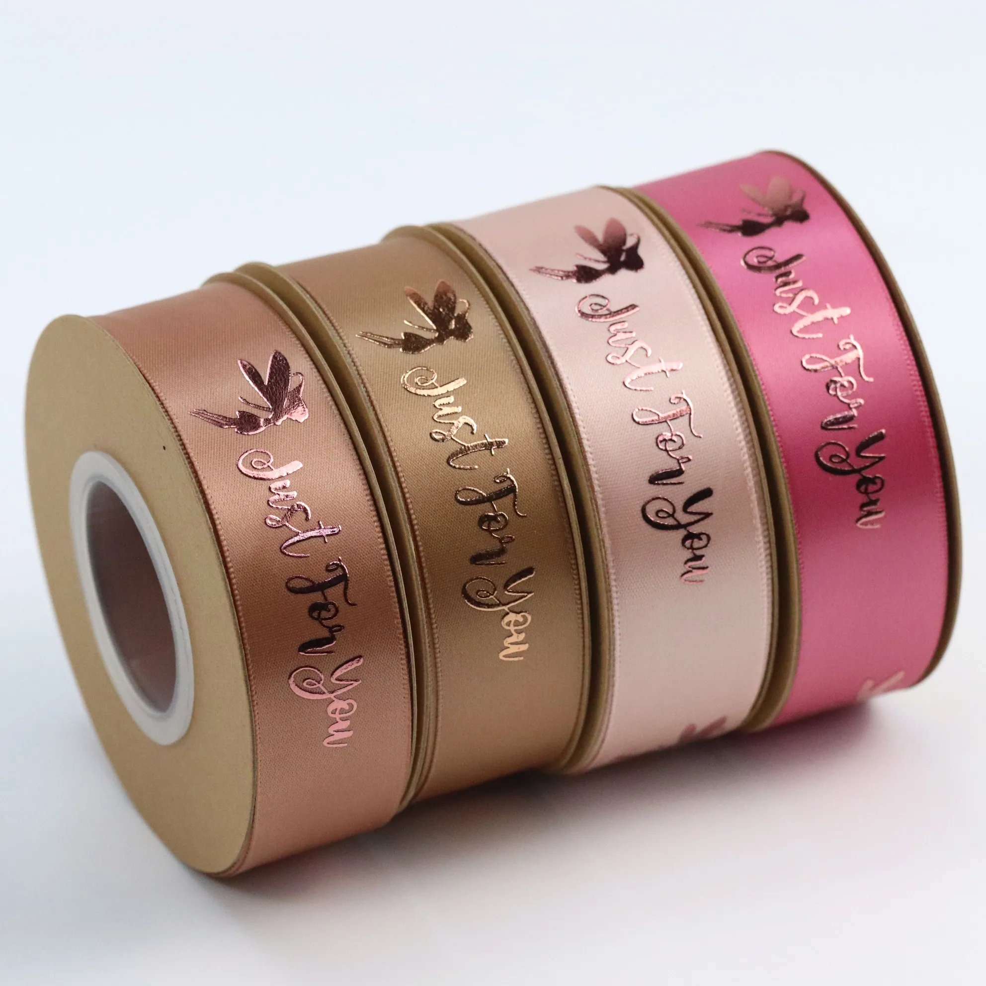 Embroidered Floral Ribbon PINK Washi (15mm + light gold foil) – simply  gilded