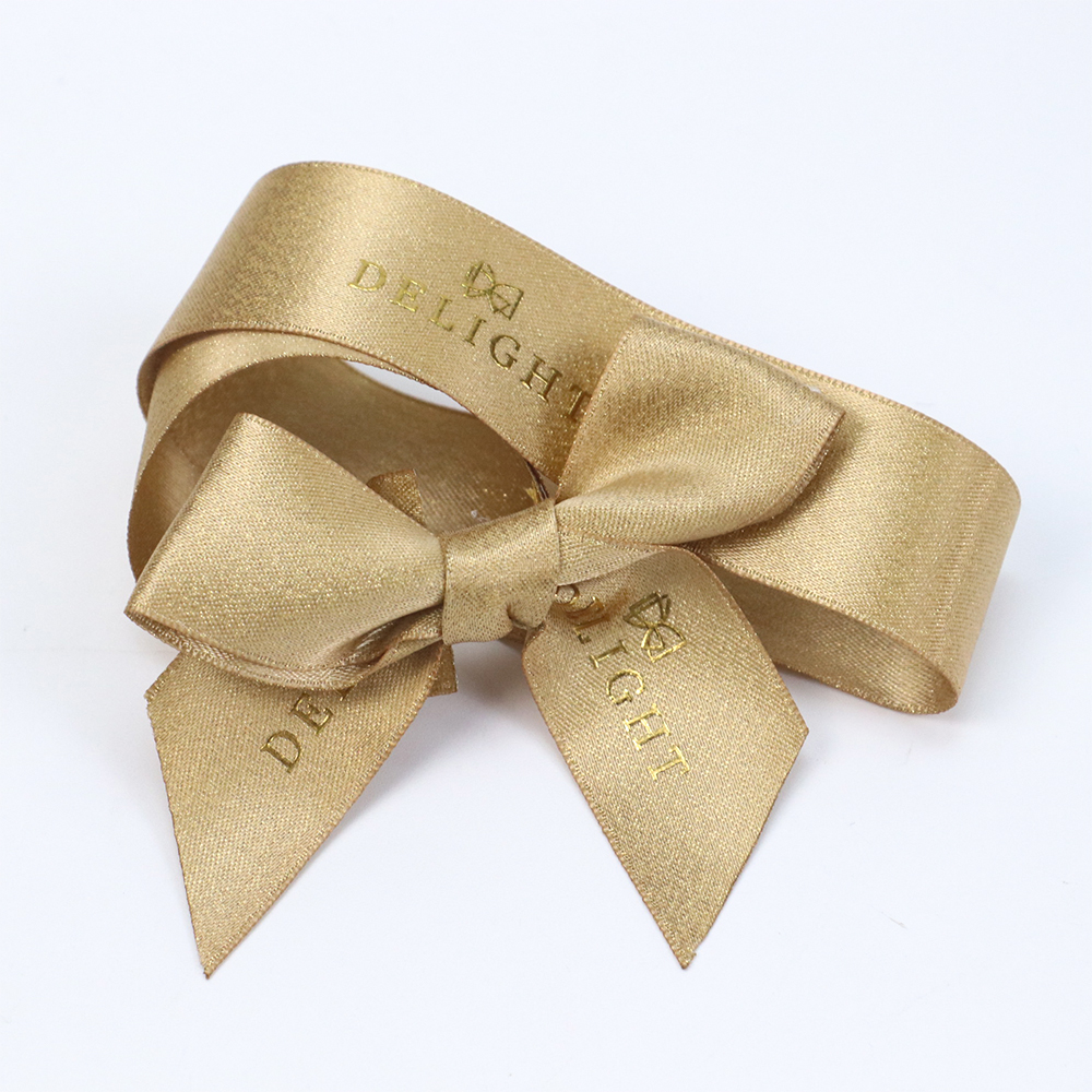 Lude Lude whole custom premade satin gift ribbon for Bows packing
