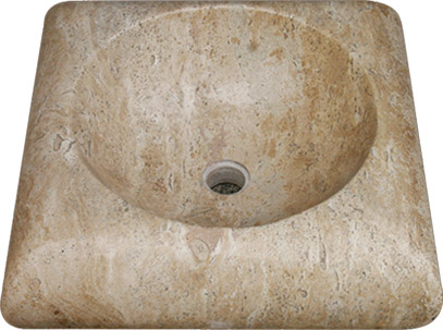 Quality Bathroom Travertine SINK 089M Manufacturer | First Stone 