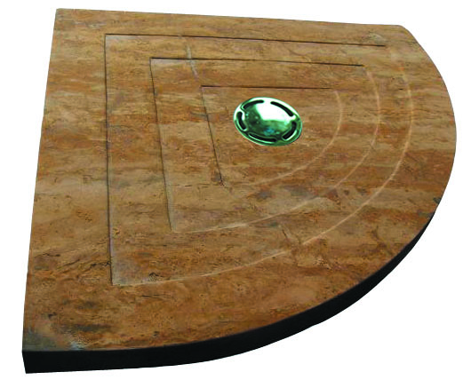  Quality Natural Stone Yellow Travertine Shower Tray L 1 Manufacturer | First Stone 