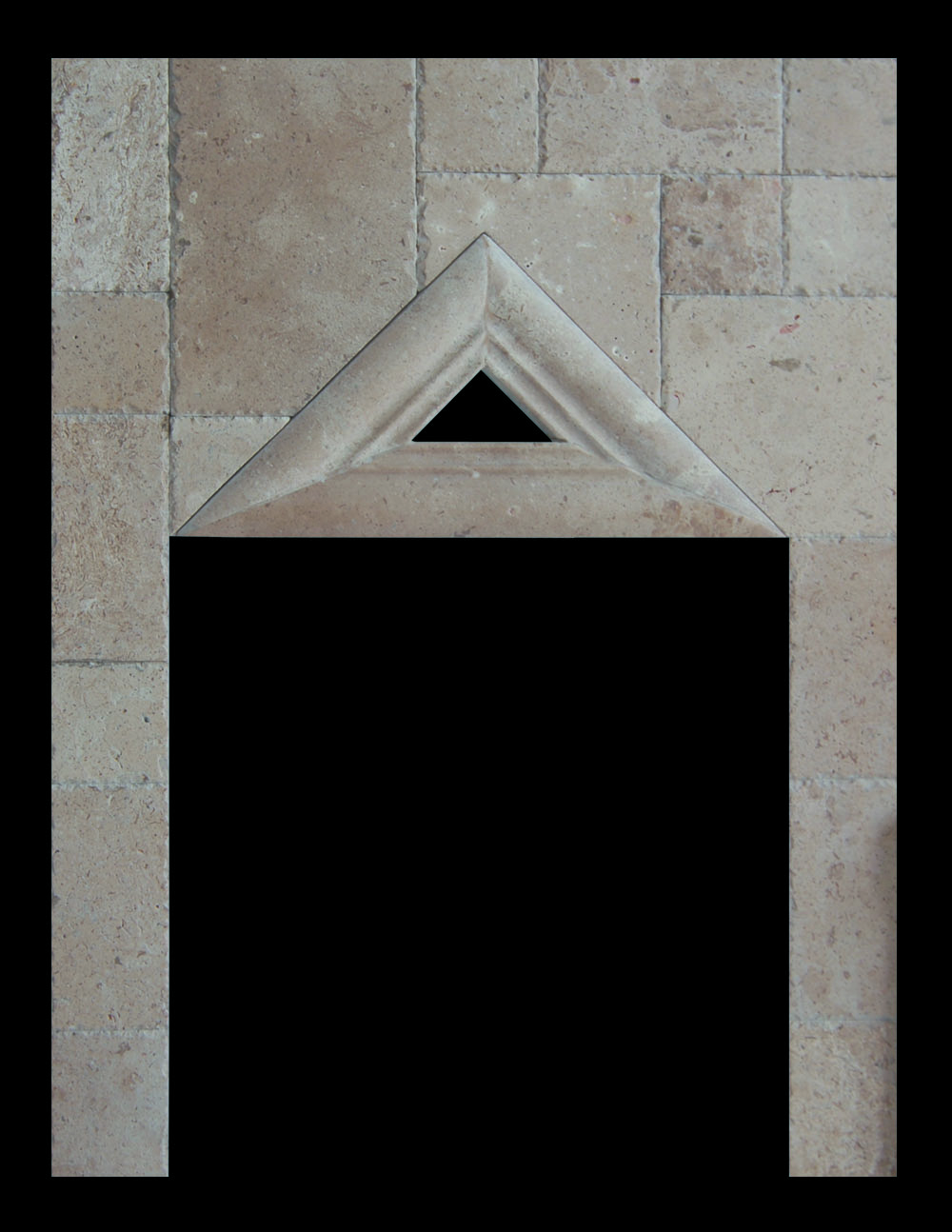  Quality Natural Beige Travertine Window Case 2 Manufacturer | First Stone 