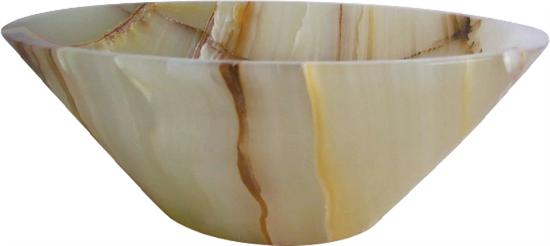 Lavabo de baño de lujo de calidad de ónix 499M: artesanía única, atractivo de piedra natural, ideal para baños sofisticados Fabricante | First Stone