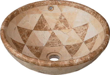 Lavabo de mármol de 265 m de calidad para baño | Fabricante First Stone