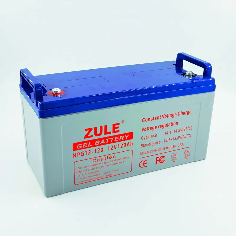 ZULE Agm Gel Battery 12V120Ah new energy battery for home energy storage  system hot sales foothold