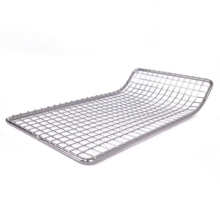 Rejilla de enfriamiento de alambre rectangular, parrilla para horno, rejilla para cocinar y hornear, parrilla de barbacoa de acero inoxidable