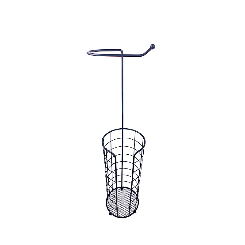 Modern Bathroom Metal Tissue Roll Stand Black Toliet Paper Towel Holders Toilet Paper Roll Holder Stand for 3 Rolls