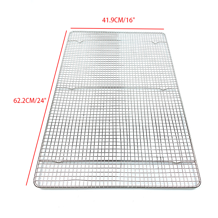 Barbecue Grill Baking Pan Sheet Tool Oven Rack Kitchen Shelf Stainless Steel Bread Cake Cooling Rack
