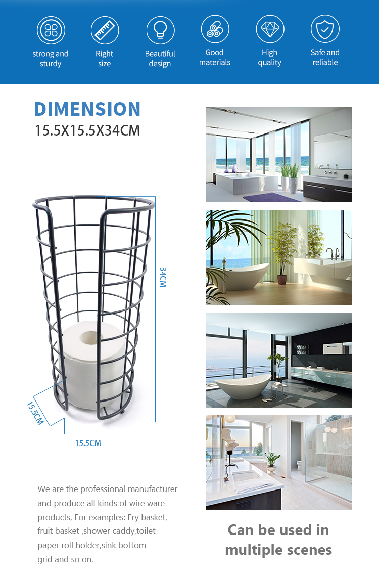 toilet paper tissu stand holder shelf rose gold black vertical standing toalet paper rolling towel holder