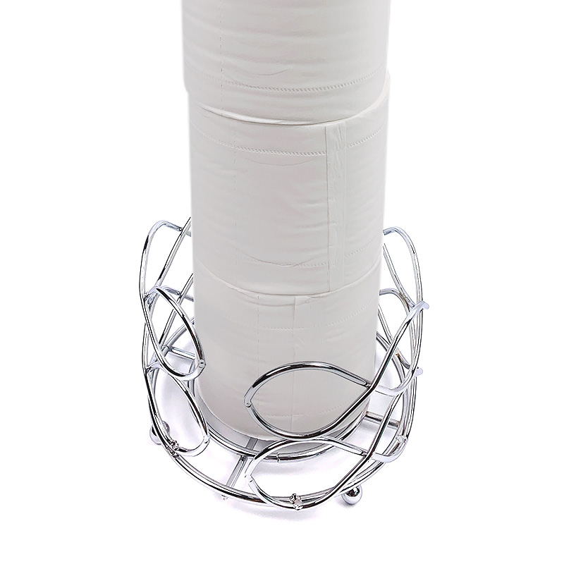 Portarrollos de pa&ntilde;uelos, soporte para papel de cocina, alambre de metal negro, soporte para papel higi&eacute;nico para Ba&ntilde;o