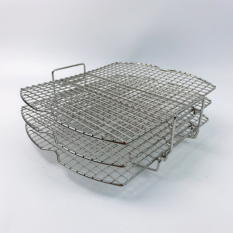 Soporte cuadrado apilable del deshidratador del tenedor del filtro de los estantes de enfriamiento del acero inoxidable 304 3