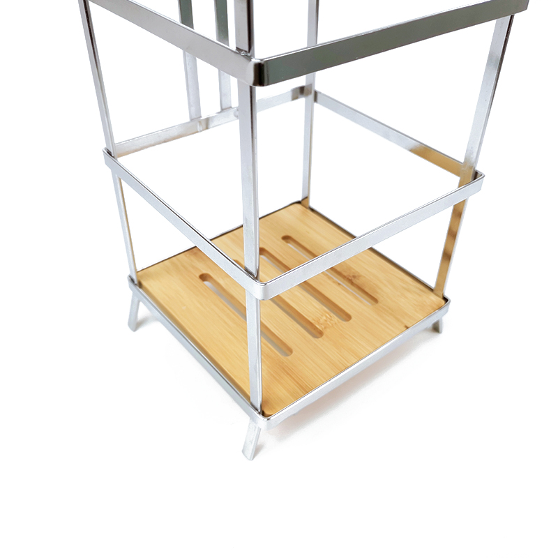 luxury Bamboo Tissue Paper Holder Stand European Satin Towel Holder Wooden Base Toilet Roll Holder