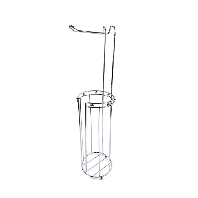 toilet paper roll storage holder standing paper holder bathroom toilet paper holder with shelf and storage