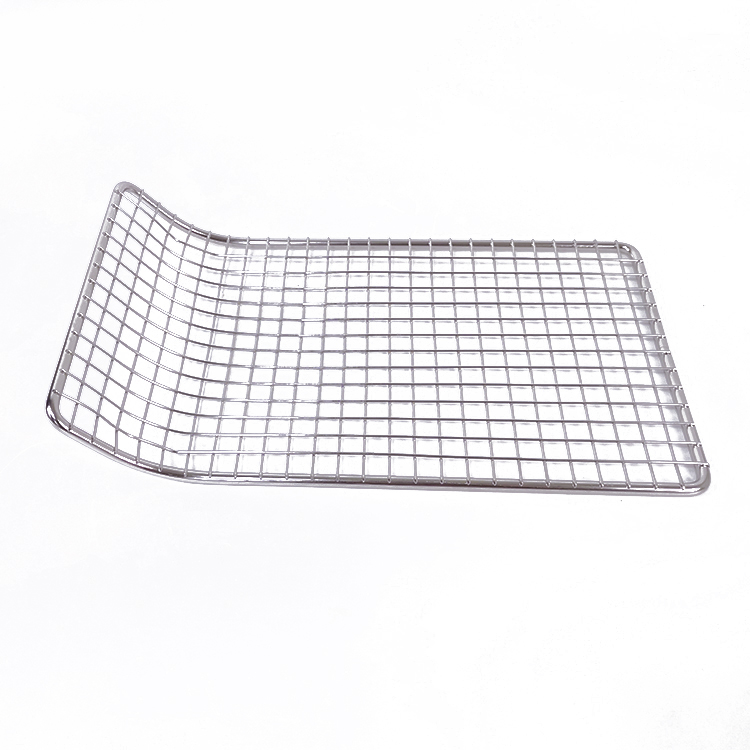 Rejilla de enfriamiento de alambre rectangular, parrilla para horno, rejilla para cocinar y hornear, parrilla de barbacoa de acero inoxidable