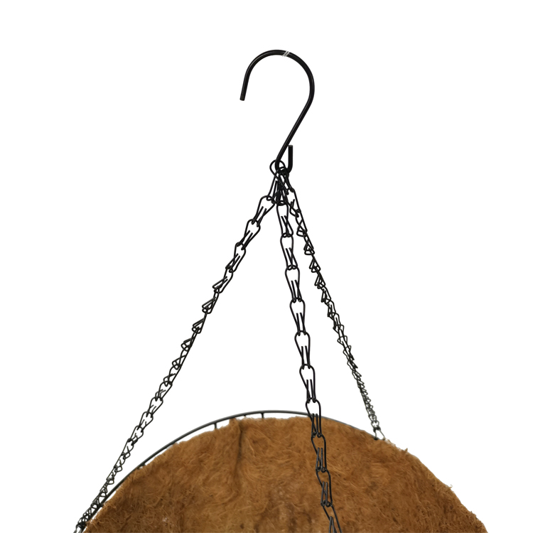 Cesta colgante para plantas con revestimiento de coco para porche y jard&iacute;n al aire libre, maceta barata para flores, cestas colgantes extra grandes, cestas colgantes de 16 pulgadas