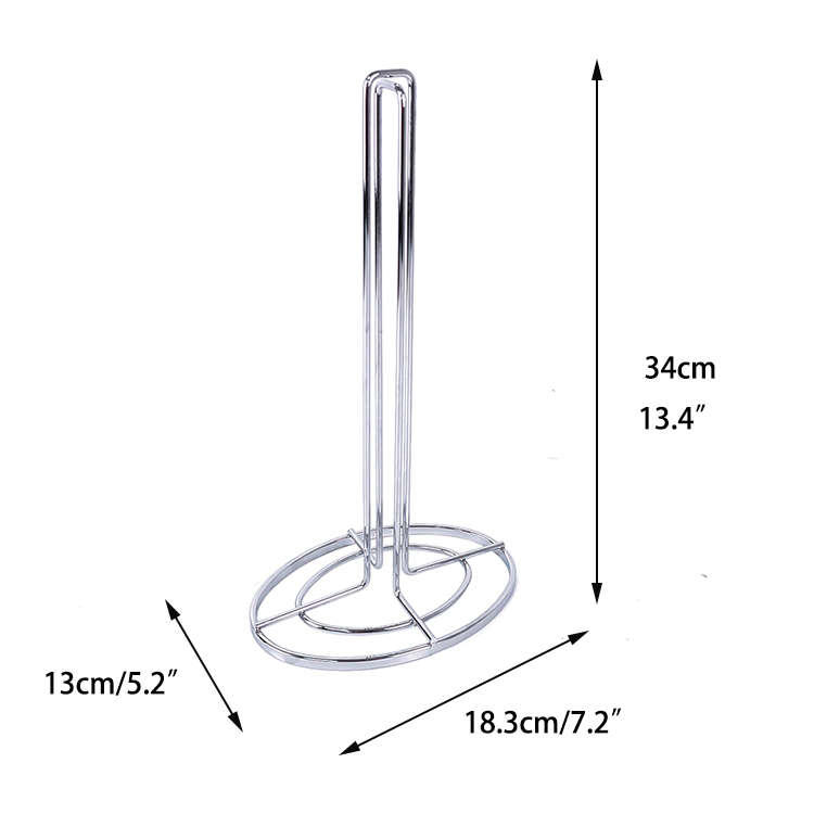 Kitchen Paper Towel Holder Stand Metal Rack Stainless Steel Toilet Paper Holder Bathroom Storage Kitchen Paper Roll Holder