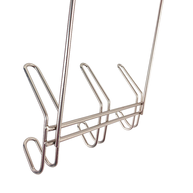 Over The Door Hooks Bathroom Key Cloth Hanging Rack Organizer Metal Door Hangers Towel Clothes Hook