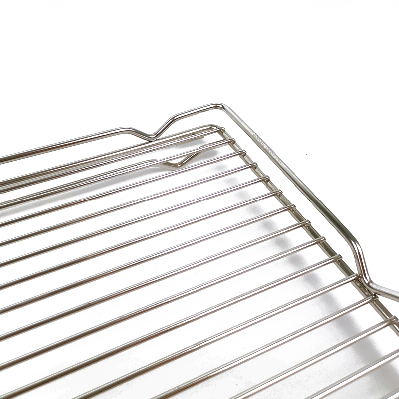 Herramientas de cocina de acero inoxidable para hornear, estante para horno, pan, pastel, barbacoa, parrilla, rejilla de malla de alambre, estante de enfriamiento