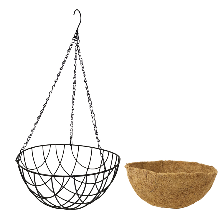home decor hanging plant pots flower pots & planters fresh coconuts hanging flower pot 12 inch hanging baskets