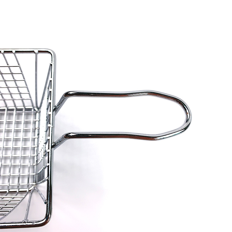 Commercial small wire chip taco fryer basket custom stainless steel mini square fry basket