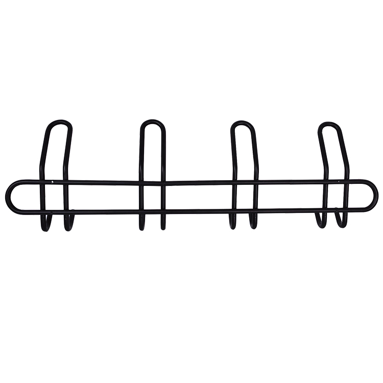 Hevy Duty Clothes Hanger Rack Black Metal Clothes Hanger Wall Mount Coat Hook