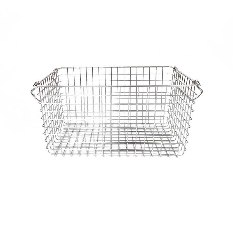 Home Stackable Storage Kitchen Bathroom Fruits Food Holder Stainless Steel Vegetable Wire Mesh Metal Baskets