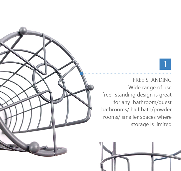 toilet paper tissu stand holder shelf rose gold black vertical standing toalet paper rolling towel holder