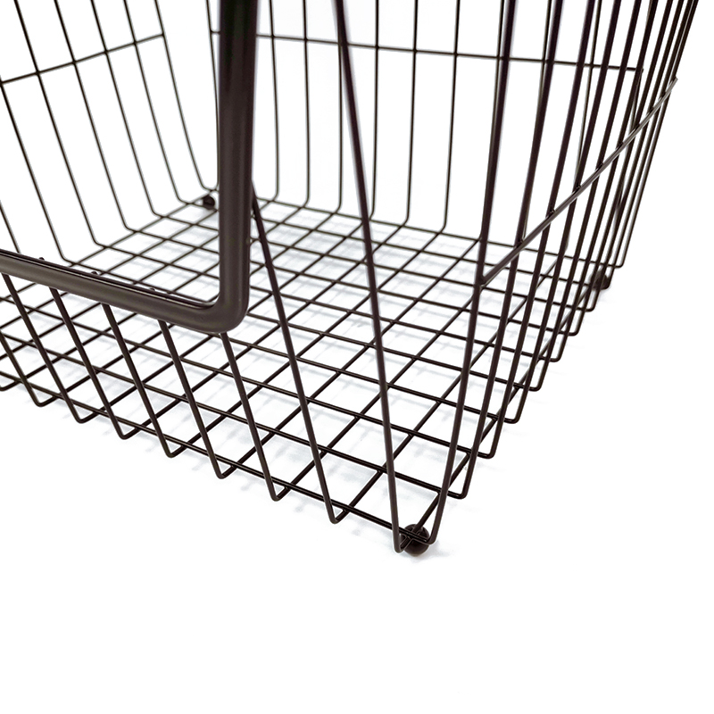 Kitchen stackable storage basket wire vegetable basket wire fruits basket