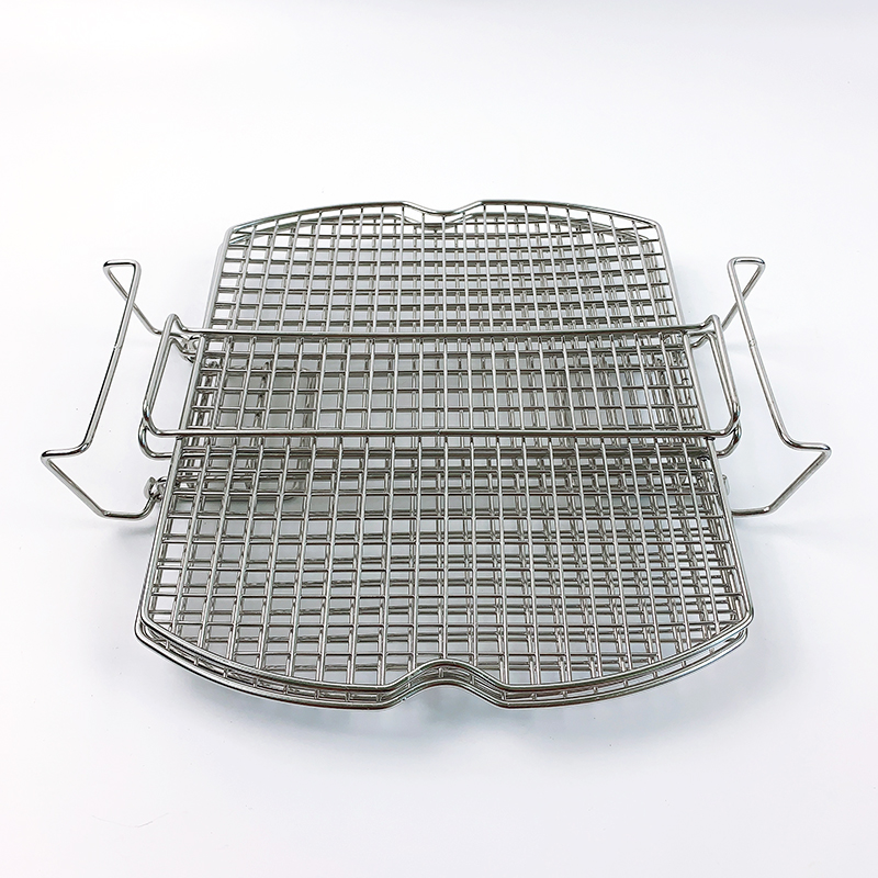 Soporte cuadrado apilable del deshidratador del tenedor del filtro de los estantes de enfriamiento del acero inoxidable 304 3