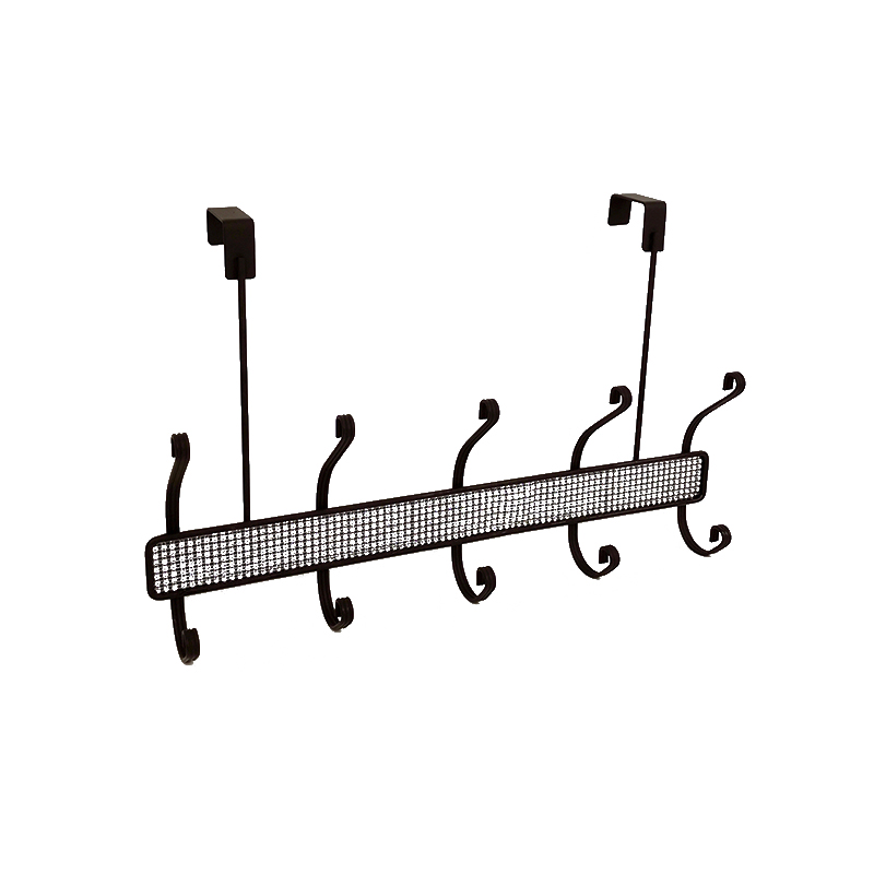 Soportes de almacenamiento para colgar en la puerta, gancho para llaves, perchero sobre la puerta, ganchos para toallas de metal