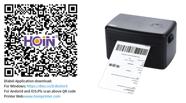Mã QR tải ứng dụng phần mềm kết nối máy in Dlabel cho di động