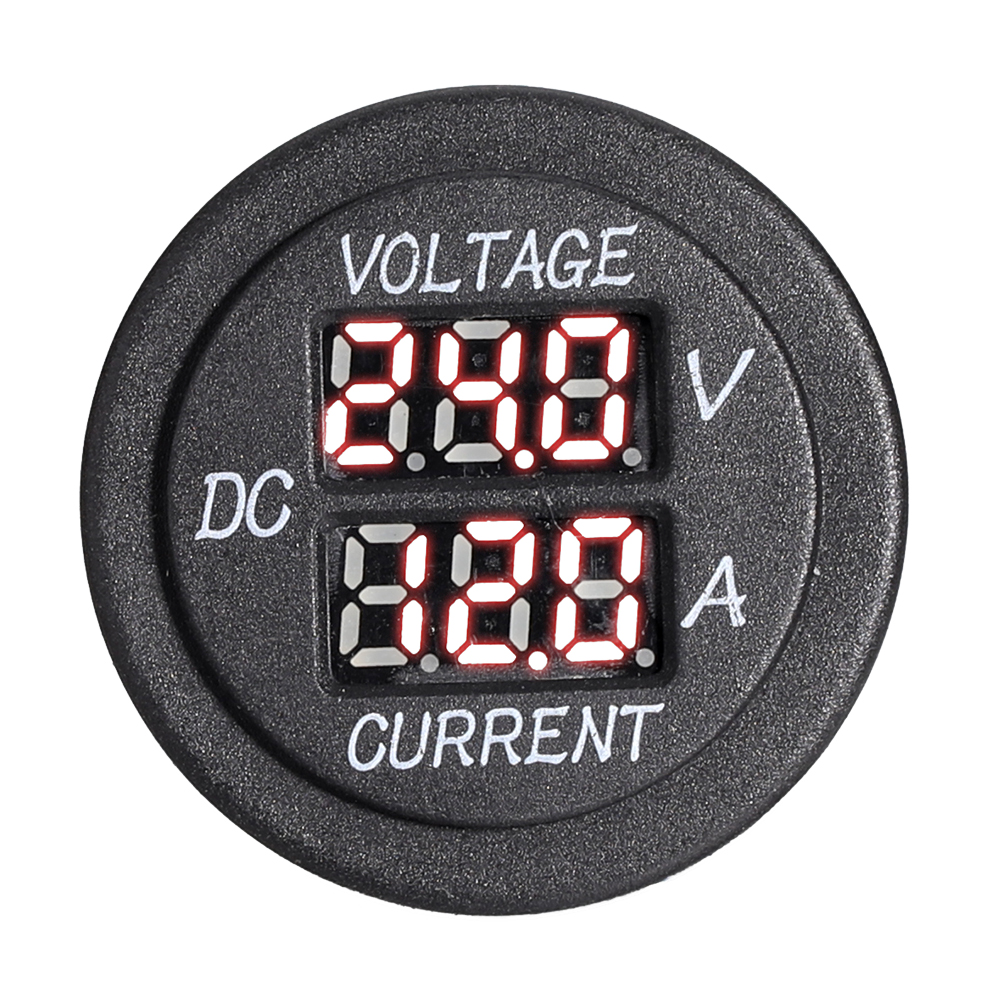 Quality Flush panel mount Marine Boat digital ammeter amp and voltage