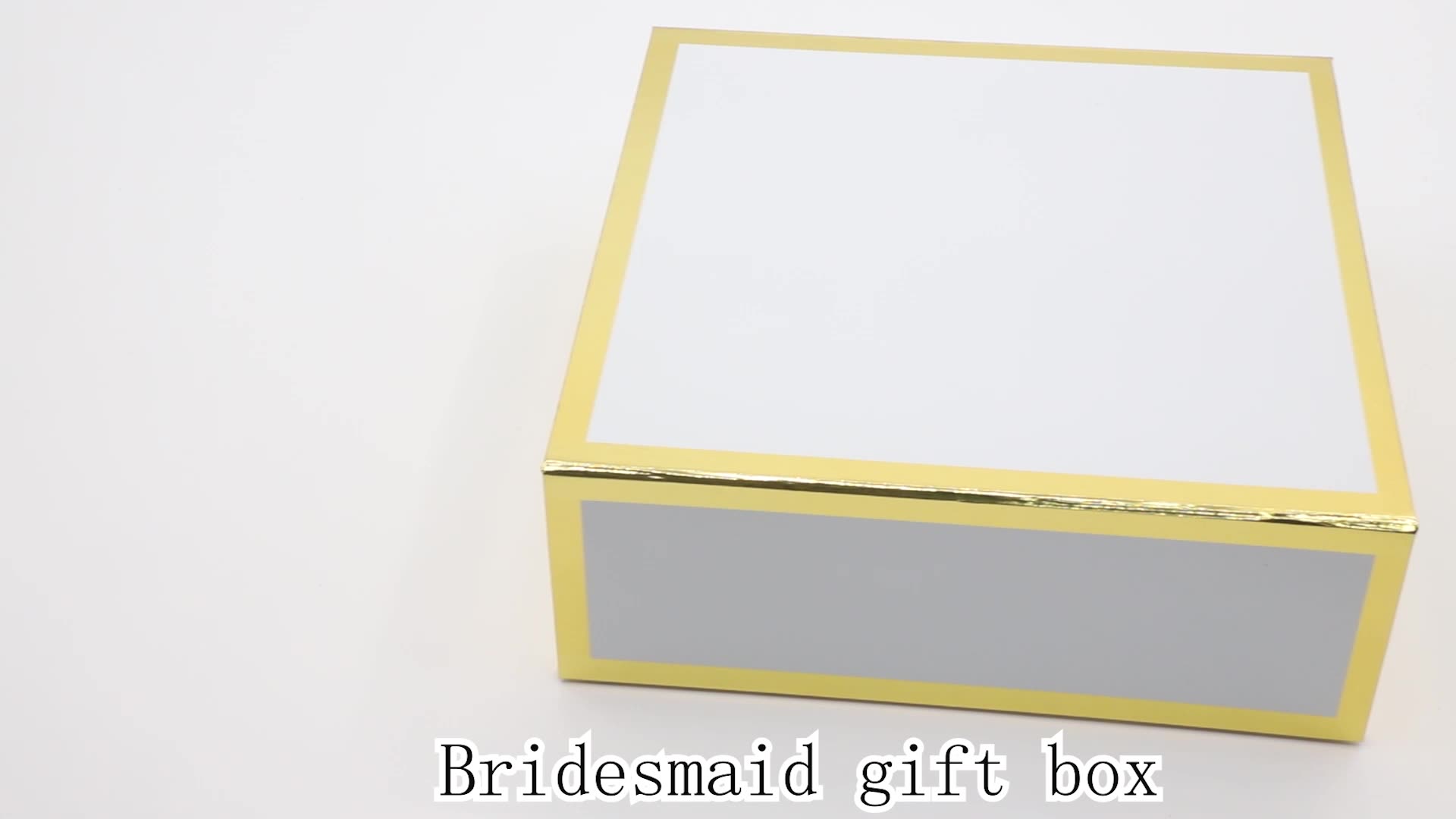 Bán fillte ribín maighnéad foldable ardaigh ór branda léinte saincheaptha  éadaí bosca pacála gúna, image size:1920x1080