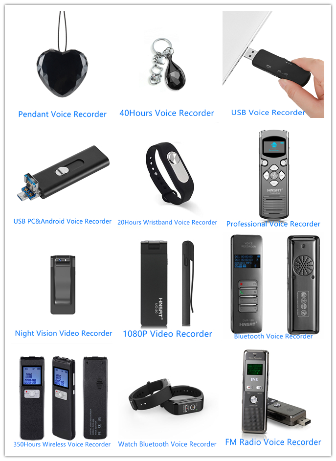 product-Hnsat-Shenzhen Factory Sell Spy Micro Hidden Voice Recorder With Camera-img-1